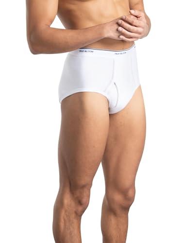 Fruit of the Loom Fruit of the Loom mens Tag-free Cotton Briefs, 9 Pack - White, Large US