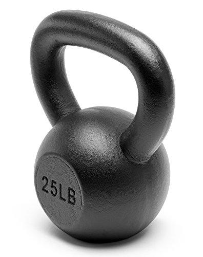 Unipack Unipack Powder Coated Solid Cast Iron Kettlebell Weights Set- (10+25lbs)