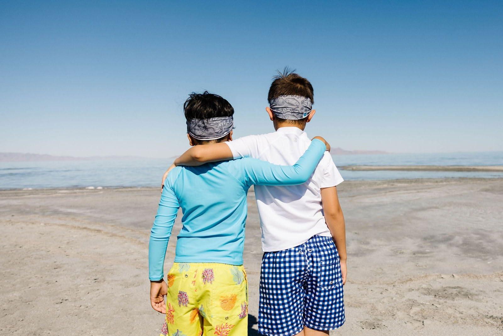 Splash Place SPLASH PLACE Swim MASK with Fabric Strap - All Star | Fun, Fashionable, Comfortable - Kids Swim Goggles with Nose Cover