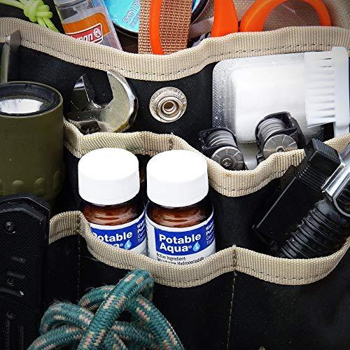potable aqua Potable Aqua Water Purification Tablets, Portable and Effective Water Purification Solution for Camping, Hiking, Emergencies, Natural Disasters and International Travel, Two 50ct Bottles, Blue