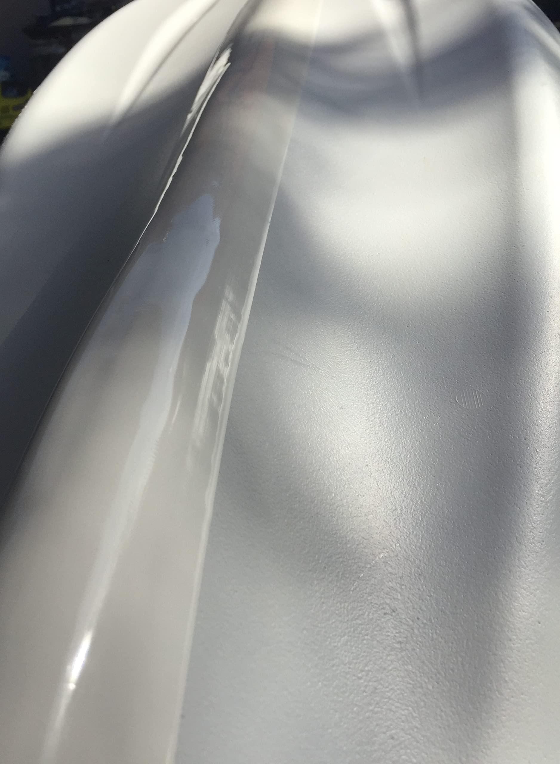 PereGuard PereGuard Kayak Keel Guard 4\" Width White (14 feet) Kayak Canoe Protective Guard Abrasion Resistance