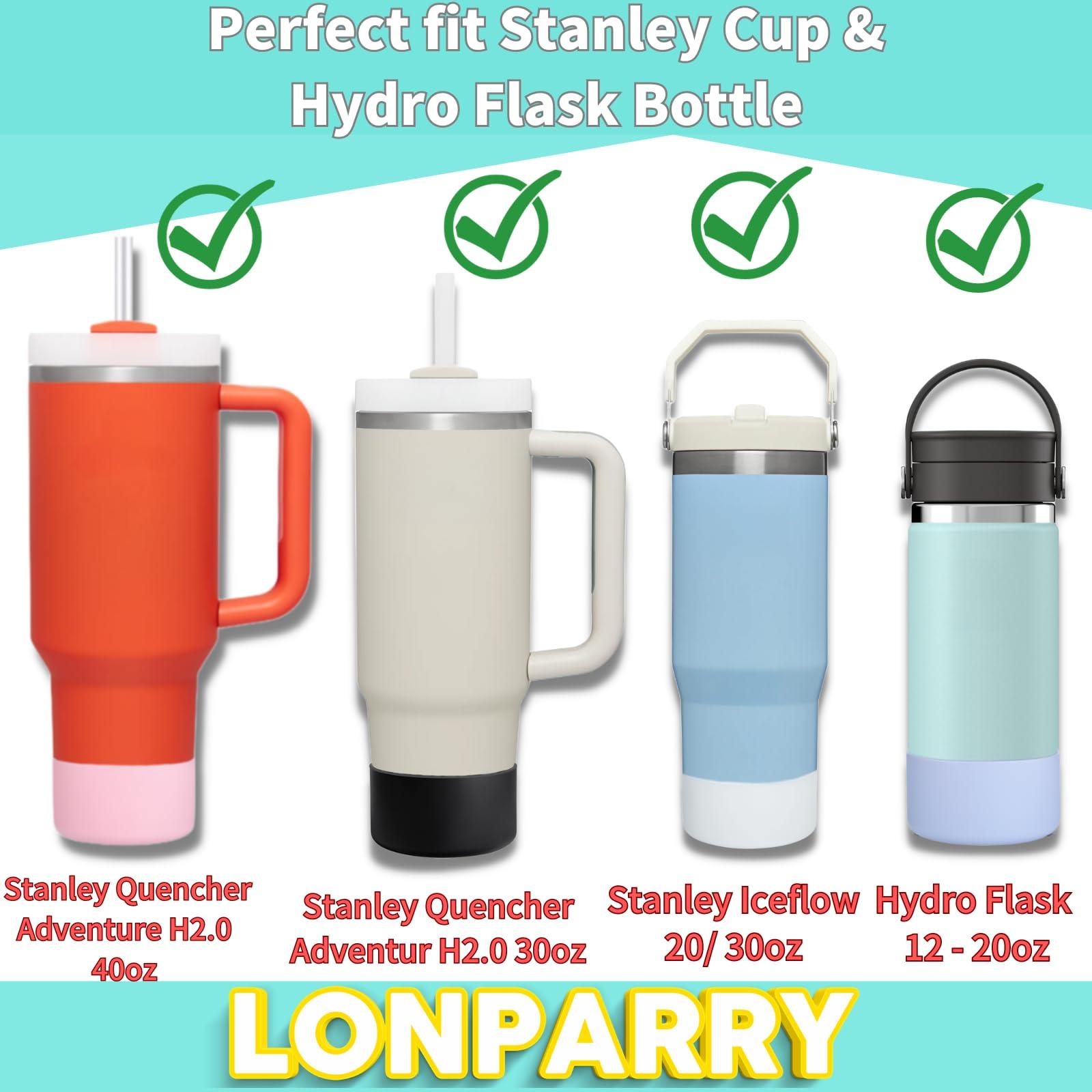 LONPARRY LONPARRY 6 Pack Set for Stanley Cup 2 Pack Silicone Boot+4 Pack Silicone Straw Cover for Stanley Tumbler 40 30 oz