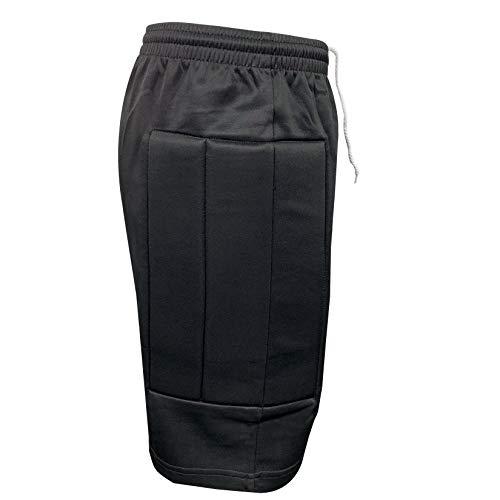 Finale Goalkeeper Jersey Set, Padded Goalie Shirt and Padded Goalkeeper Short (3 Colors, Neon, Orange and Red) (X-Large, Red)