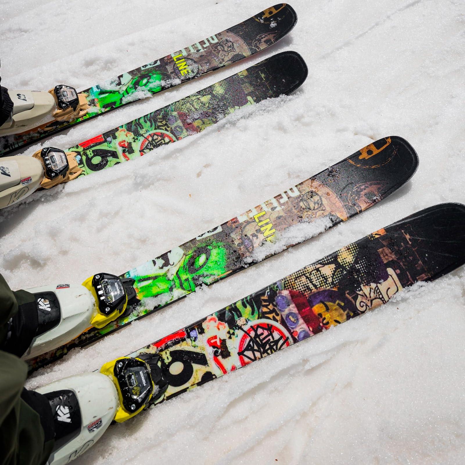 LINE LINE Unisex Adult's Chronic 94 All-Mountain Freestyle Ski with Thick-Cut Sidewall Construction & Symmetric Flex Pattern - Durable Stable Versatile Snow Skis for Men & Women - 171