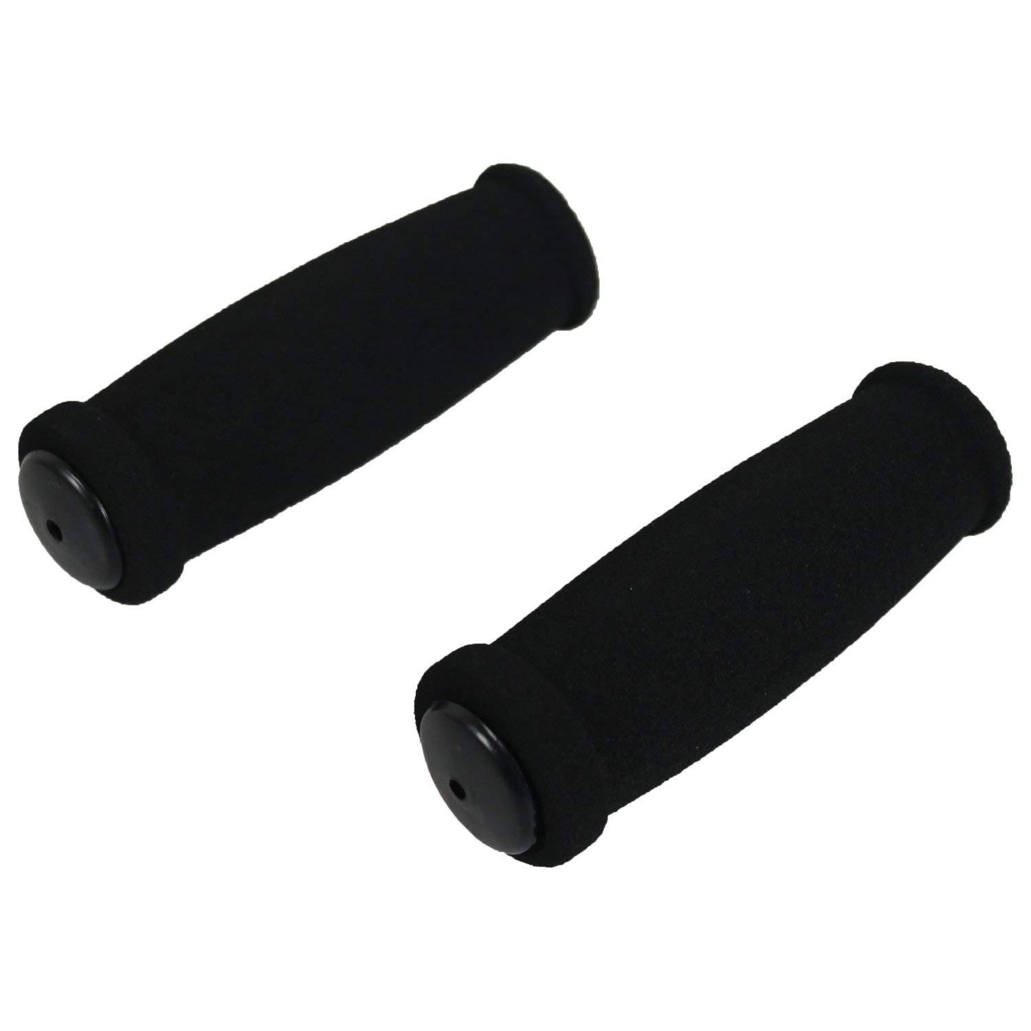 TGM Skateboards TGM Skateboards Replacement Razor Scooter Wheels, ABEC 7 Bearings, Handle Bar Grips (Black/Black)