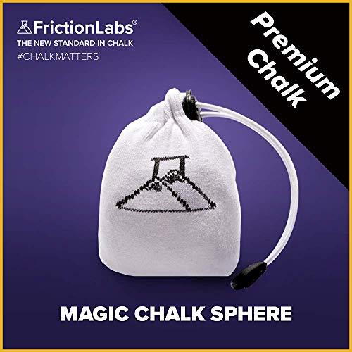 Friction Labs FrictionLabs Magic Chalk Ball, 2.2 oz - Premium Gym Chalk In Refillable Sock - Non Toxic - Great for Climbing, Gymnastics, Weightifting, Crossfit, Pool, Training
