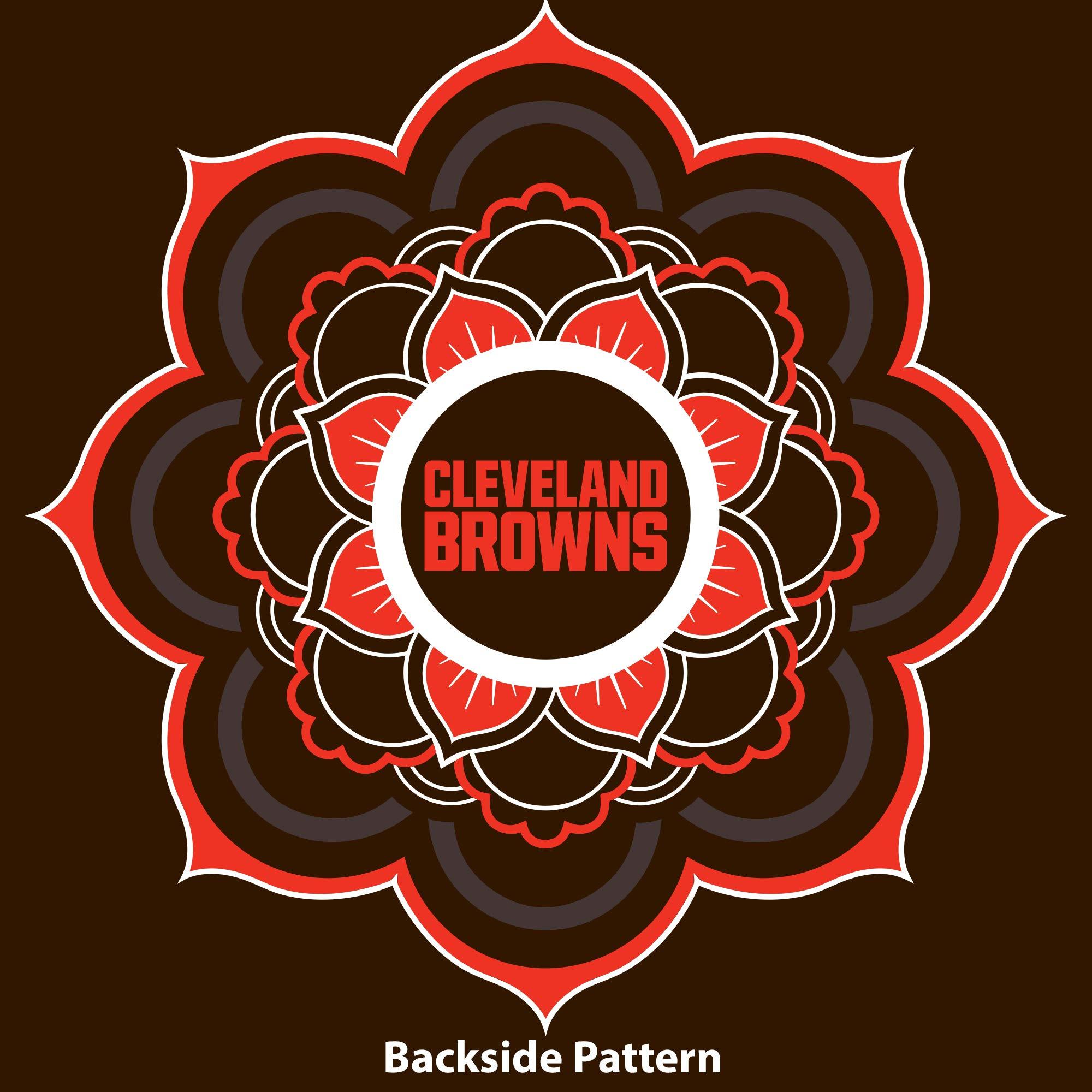 Littlearth Littlearth Cleveland Browns NFL Sheer Caftan with Flower Design