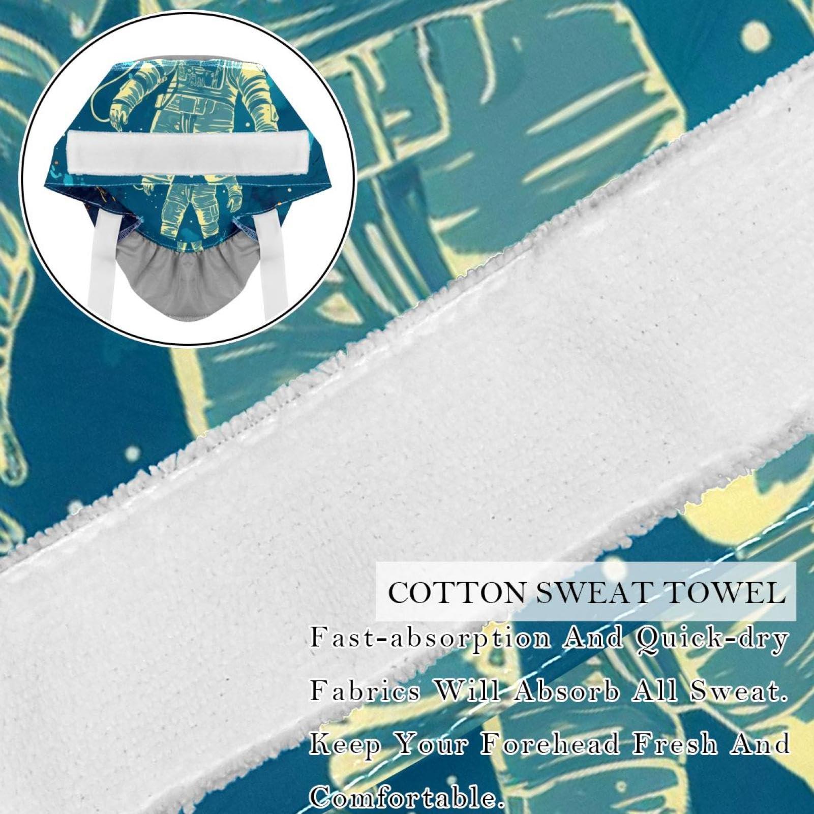 YTYVAGT 2-Pc,Nurse Scrub Caps,Scrub Hats with Buttons and Cotton Sweatband,Fantasy Universe Space Theme