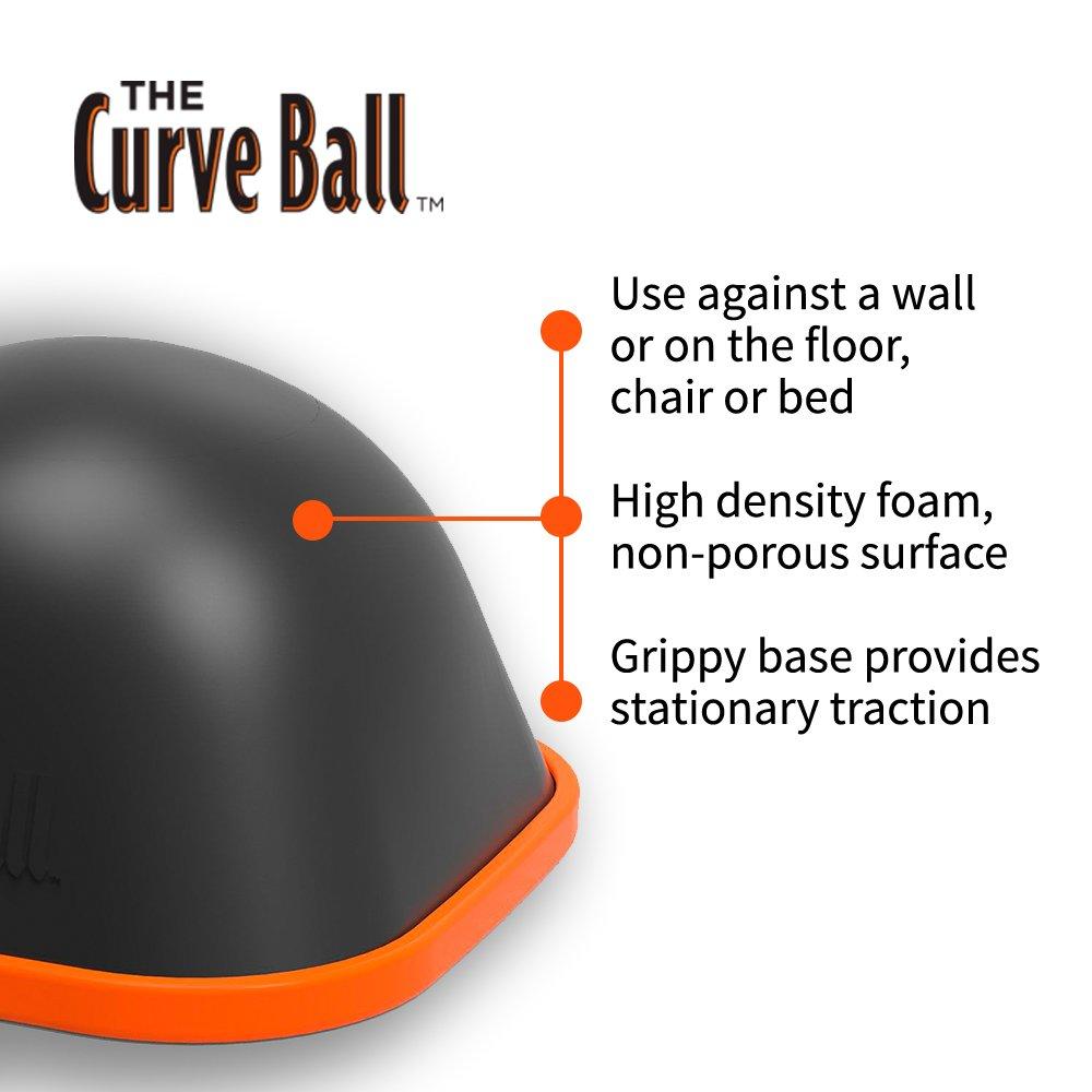 Tiger Tail Tiger Tail Curve Ball - High Density Stationary Muscle Release for Back, Legs, Glutes, Hips, Psoas, Shoulders - Deep Tissue & Myofascial Release - Comforting Physical Therapy for Floor, Wall, or Chair
