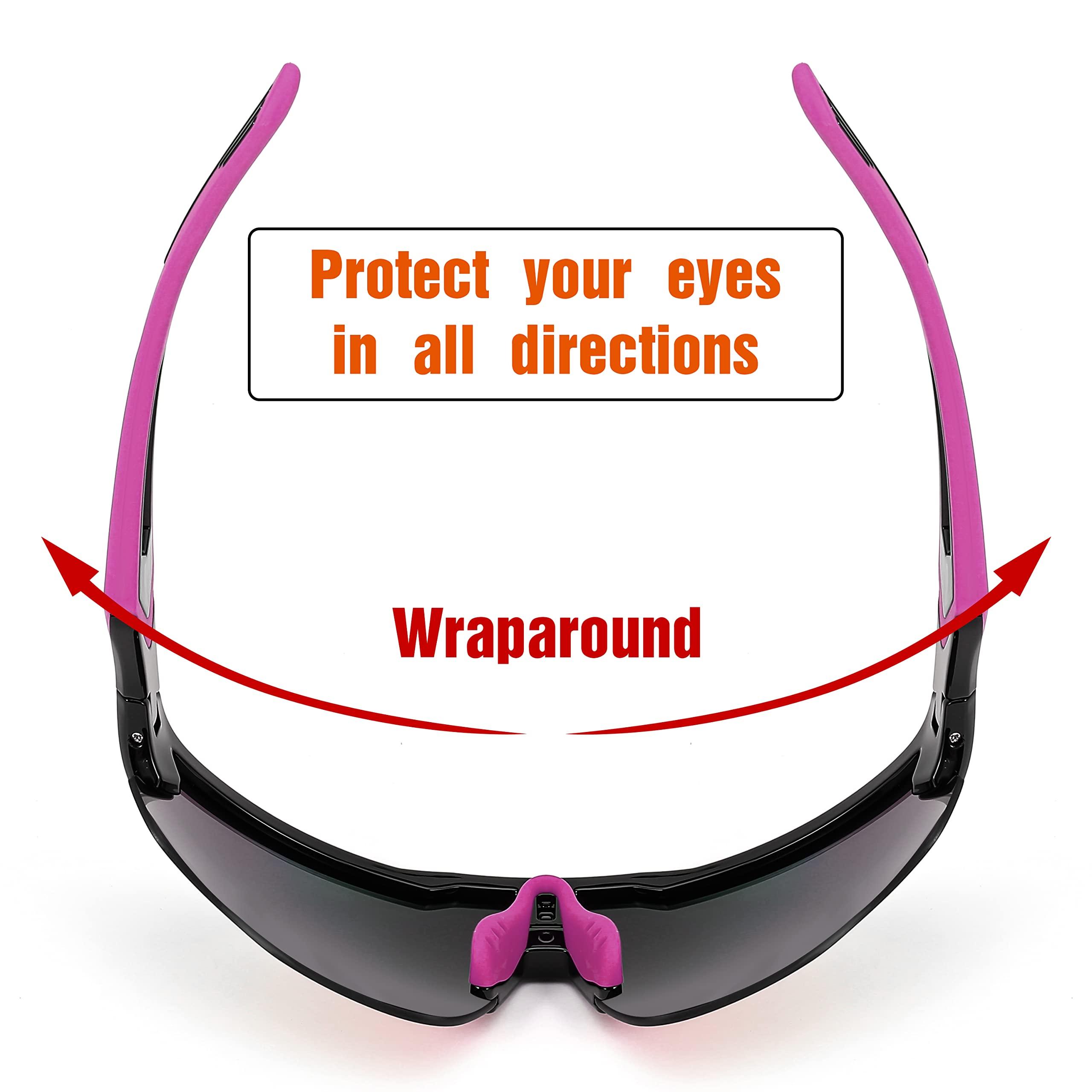 FEISEDY FEISEDY Cycling Sports Sunglasses Running Baseball 80s 90s Shield Golf Mountain Motorcycle Goggles B2940