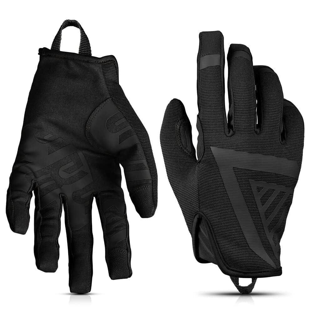 Glove Station Glove Station The Impulse - Tactical Shooting Gloves for Men with Touchscreen Compatibility, Lightweight Design and Outstanding Grip for Outdoor, Sports, Motorcycle and Work - Black, XXL