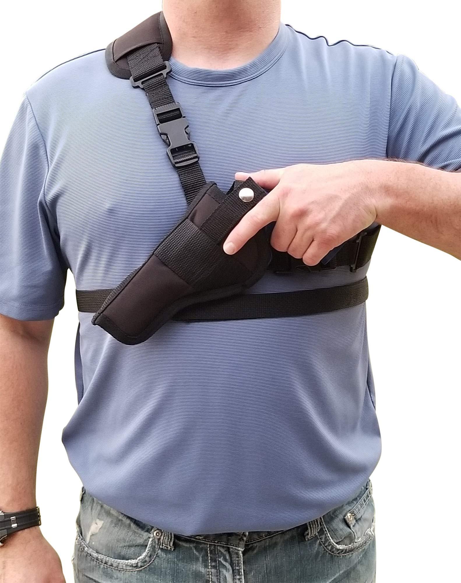 Silverhorse Holsters Silverhorse Holsters Chest/Shoulder Gun Holster | Fits Smith & Wesson L Frame Revolver Models 69, 581, 586, 681, 686, 986 in 2.5" - 8.375" Barrel Lengths (2.75" Barrel, Left)