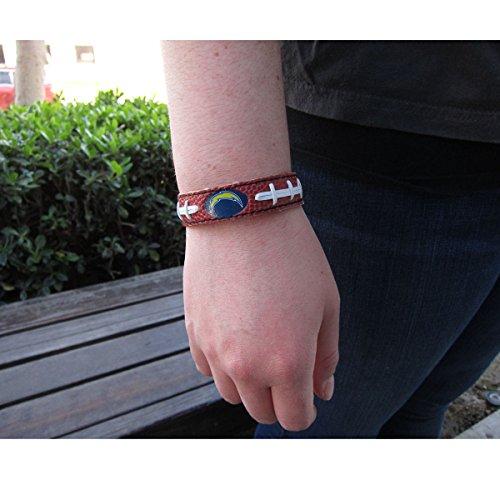 GameWear GameWear NFL Miami Dolphins Classic Football Bracelet, One Size, Black