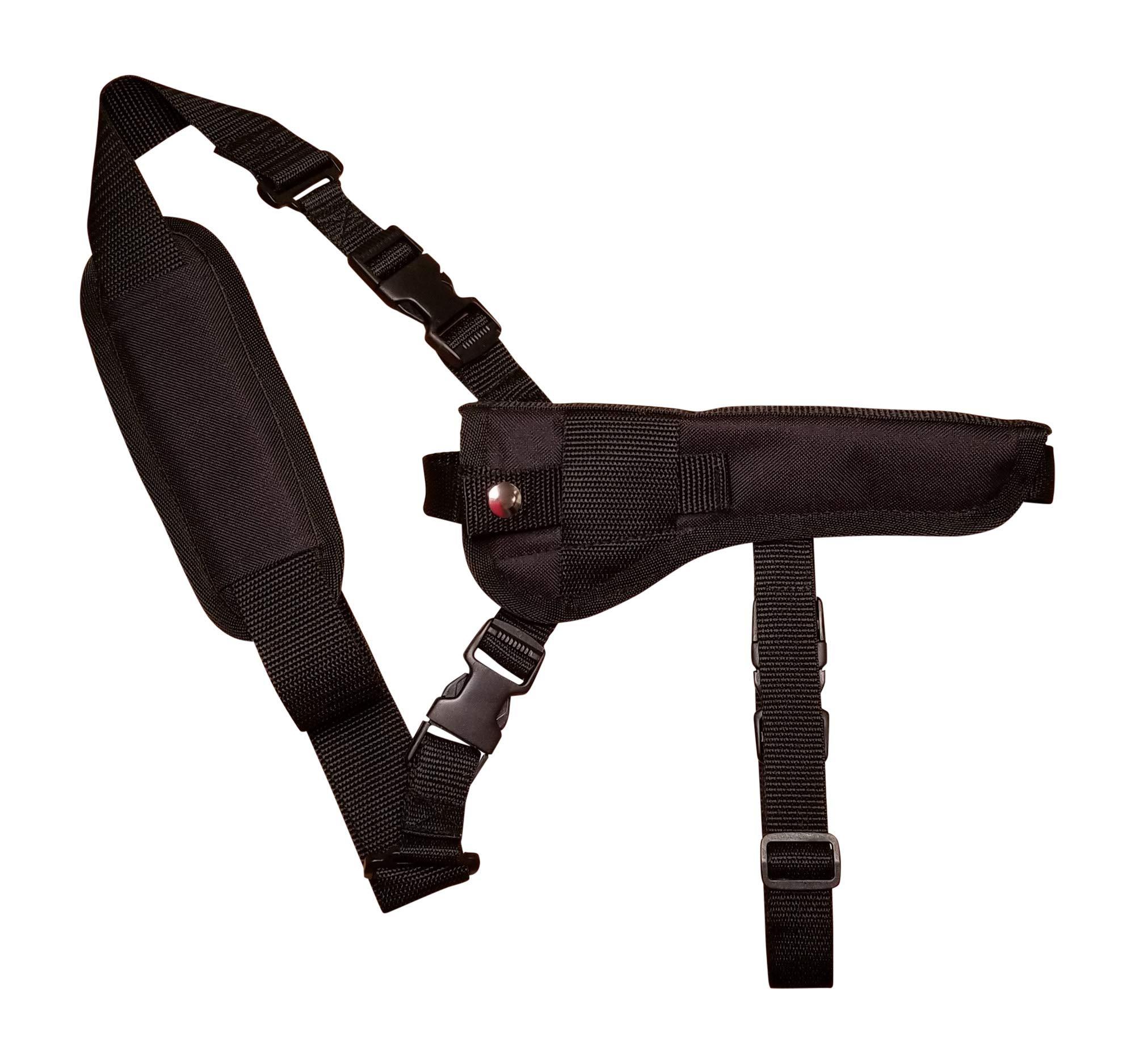 Silverhorse Holsters Silverhorse Holsters Chest/Shoulder Gun Holster | Fits Ruger Single Six, Single Seven, Single Nine, Single Ten in 4.62" - 9.5" Barrel Lengths (7.5" Barrel Left Hand, Black)