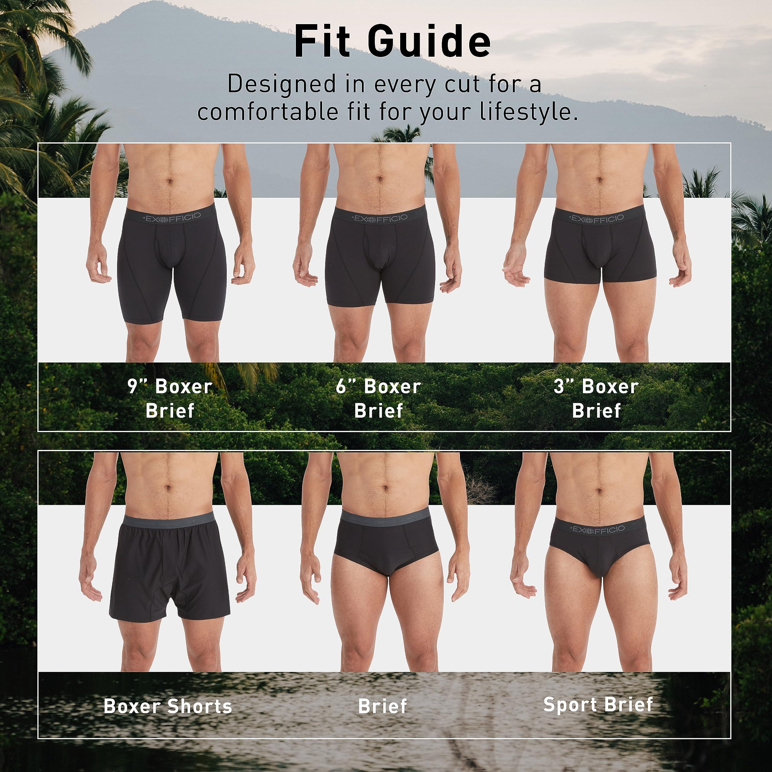 ExOfficio ExOfficio Men's Give-N-Go 2.0 Boxer, Steel Onyx, Medium