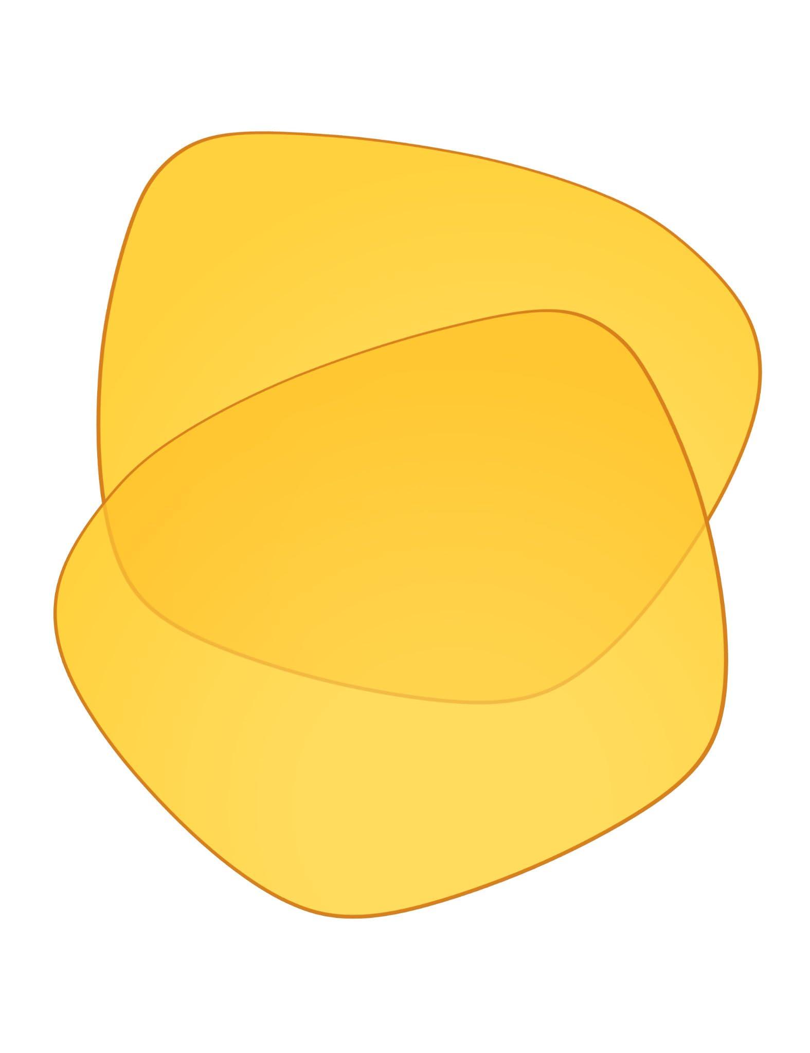 EZReplace EZReplace Lenses Replacement for Versace VE3326U 53mm Sunglasses (Polarized Lenses) - Fits Versace VE3326U 53mm Frame (Night Vision Yellow)