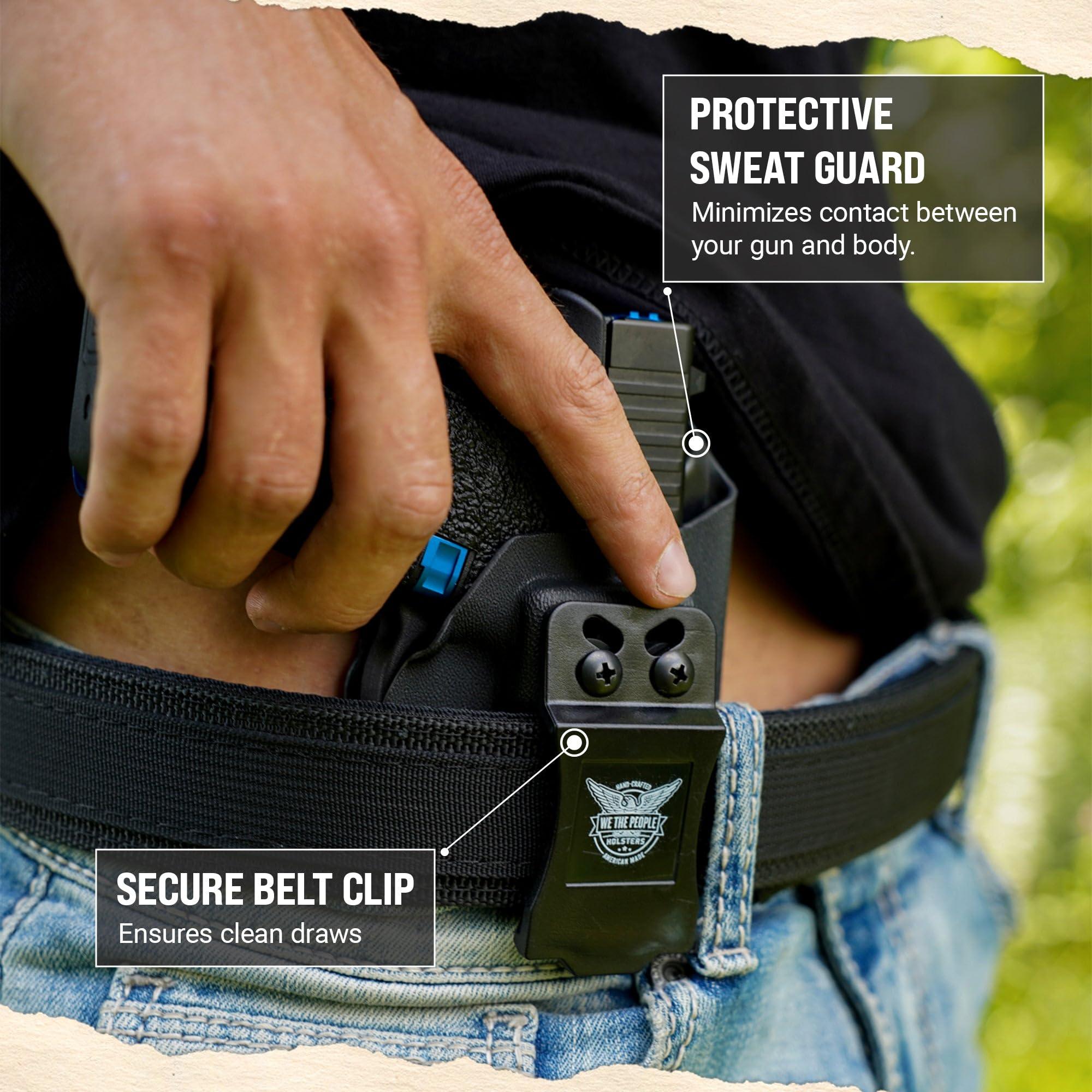 We The People Holsters We The People Holsters - Tiger Print - Left Hand - IWB Holster Compatible with Sig Sauer P320C 9MM/.40SW Manual Safety / P320-M18 RDS