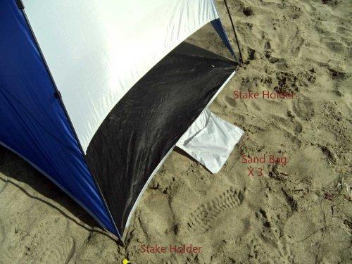 Genji Sports Genji Sports Instant Beach Star Tent, Blue