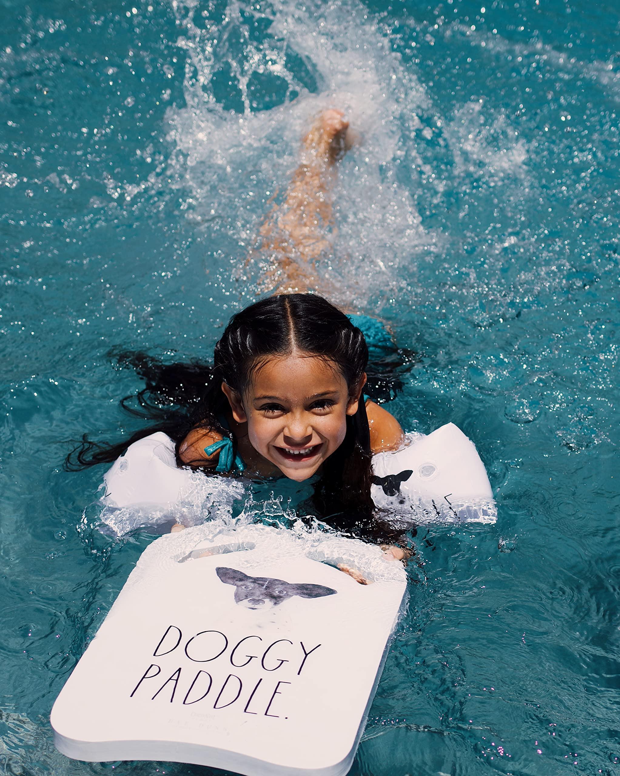 Coconut Float Rae Dunn x CocoNut Float Foam Kickboard - Hello Summer Theme - Youth and Adult Swimming Aid Made EVA Material, Swim Training Board Featuring Classic Rae Dunn Artwork