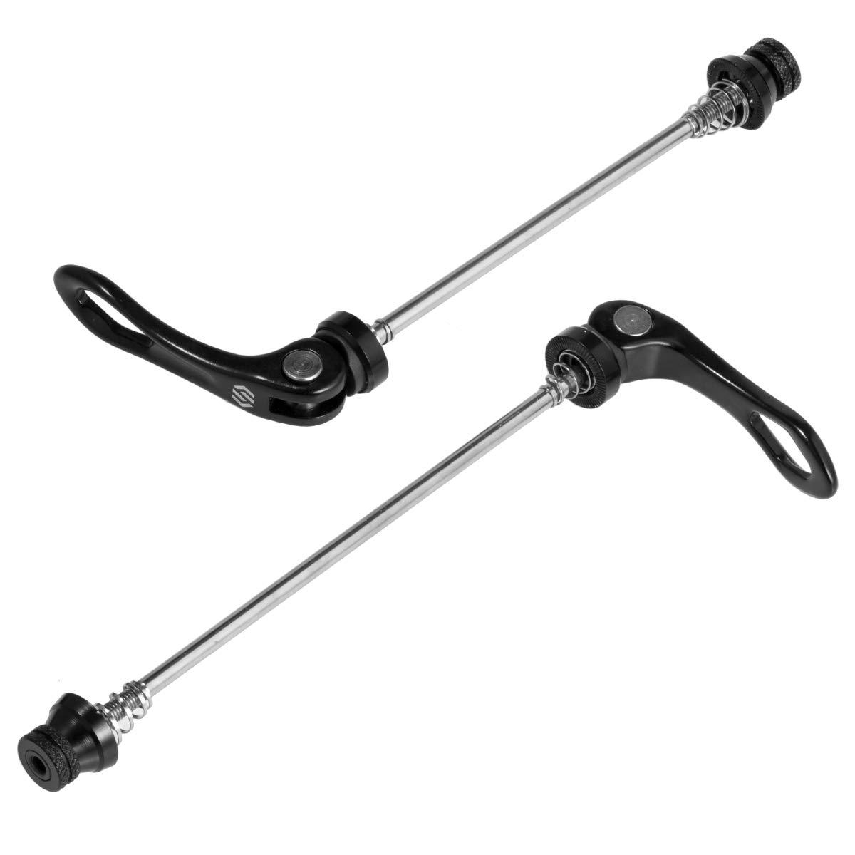 Chooee Chooee Quick Release Skewers Front & Rear Set for Mountain Bike,Black