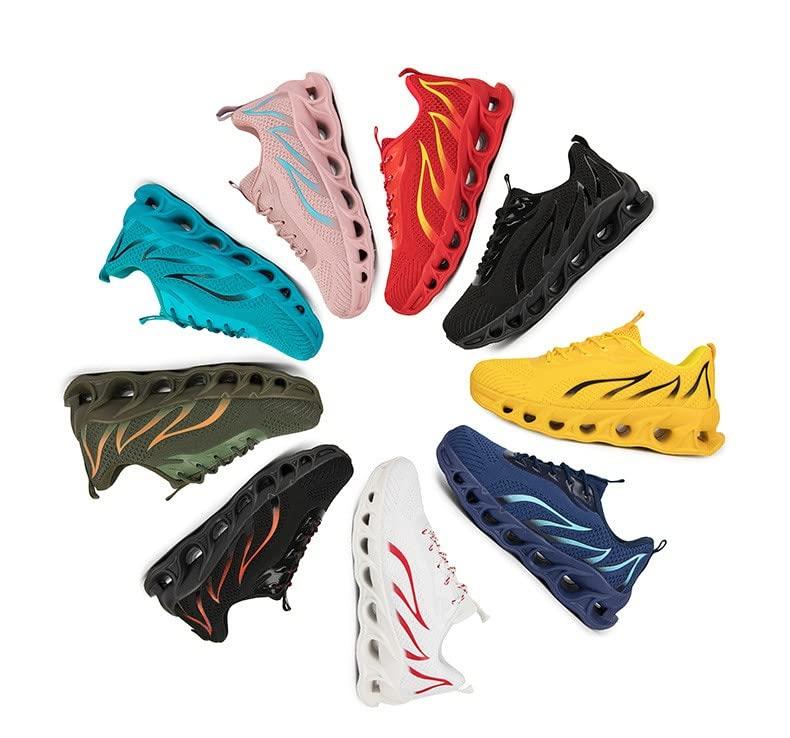 TOCOLA TOCOLA Softsfeel Women\'s Relieve Foot Pain Perfect Walking Shoes - Orthopedic Sneakers for Women and Man Slip on Running Shoes (Style 5,8.5)