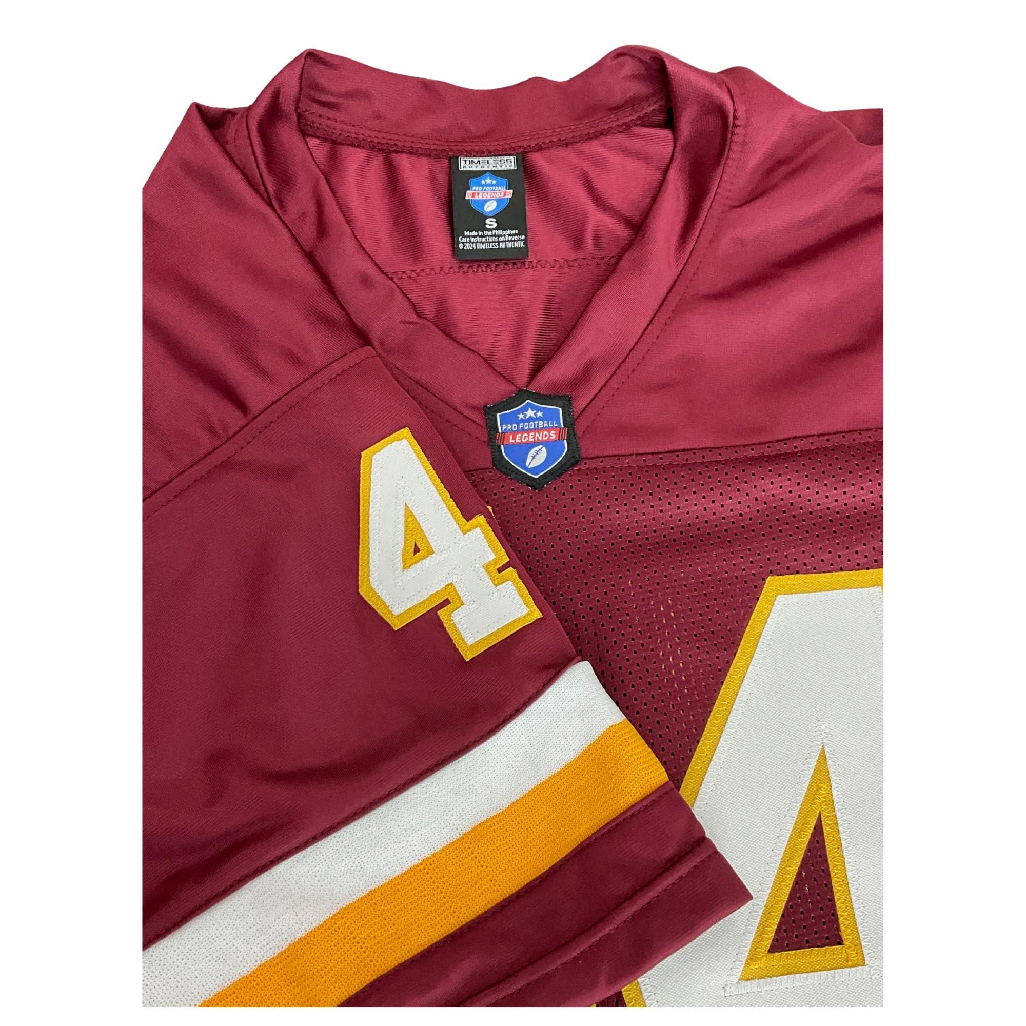 TIMELESS AUTHENTIC John Riggins Jersey Burgundy Washington | Unisex Adult Sizes S-5XL Unsigned Custom Sewn Stitched (M)