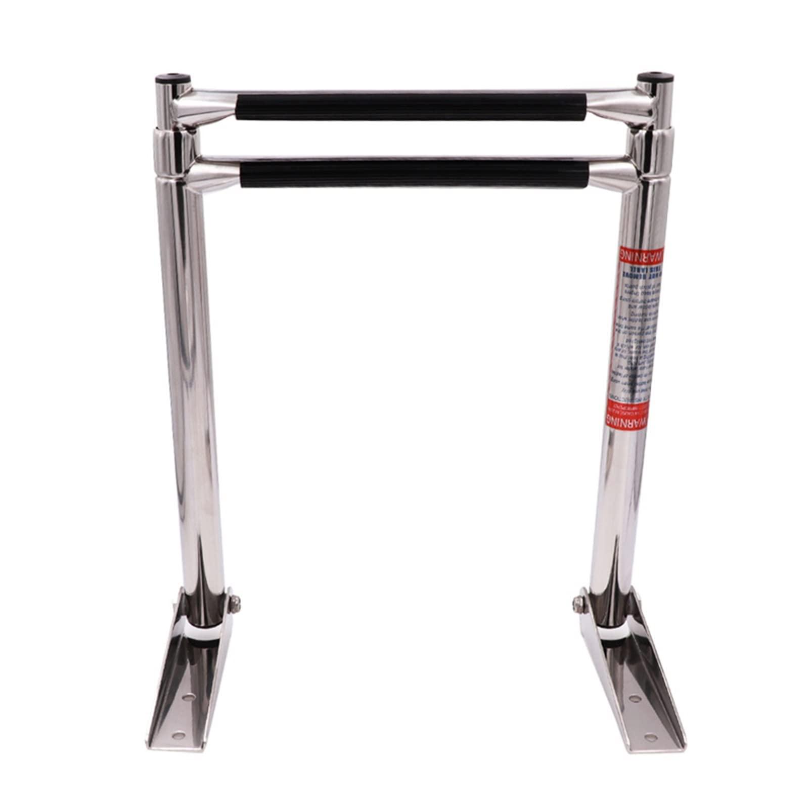 MObyat Boat Ladder Over Platform Telescopic Ladder for Deck Outboard Swim Platform Folding Ladders