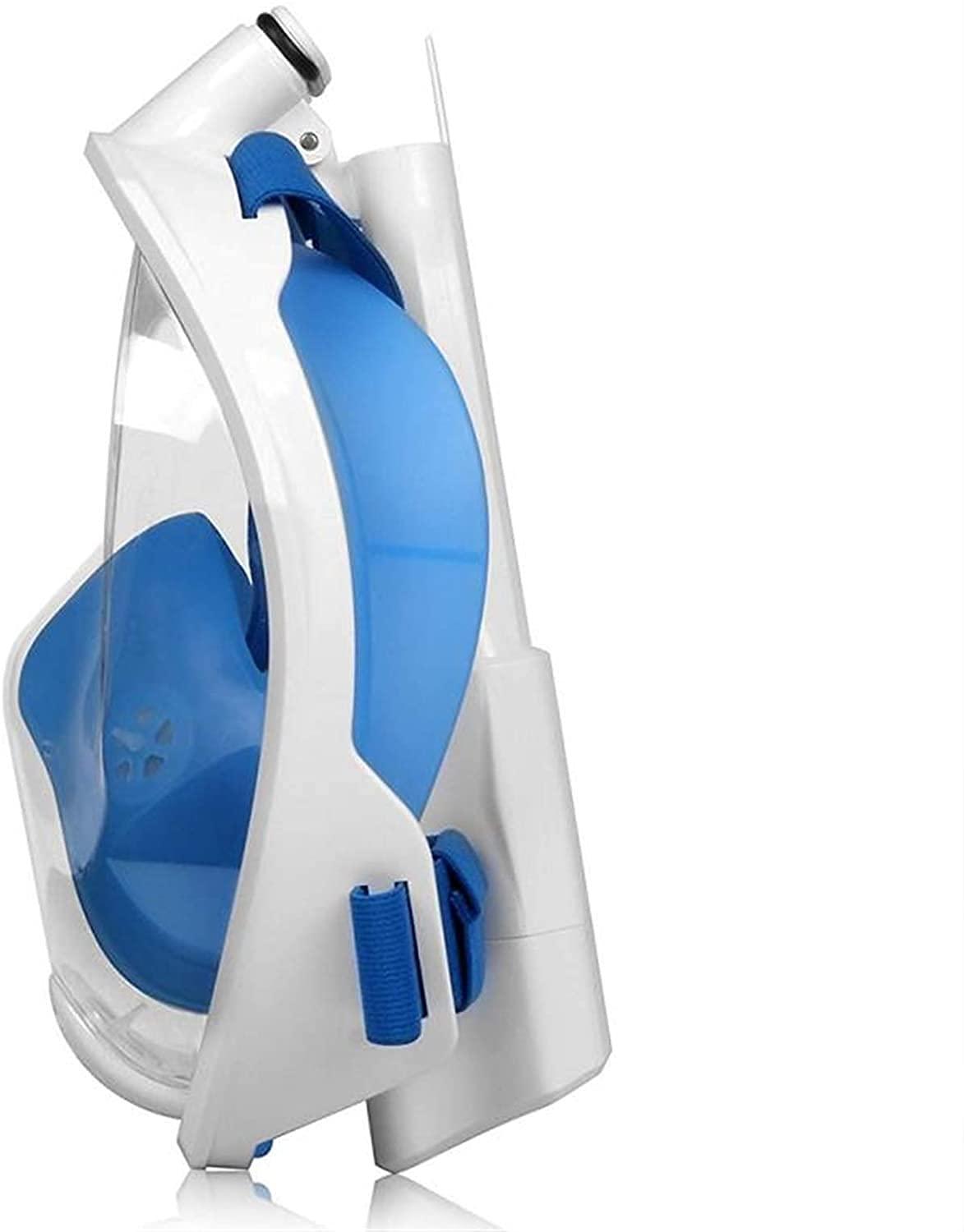 GeRRiT Full Face Snorkel Mask Full Face 180 Seaview Snorkel Mask Anti-Fog Snorkeling Mask Anti Leak Snorkel Underwater Swimming Equipment for Adults and Kids