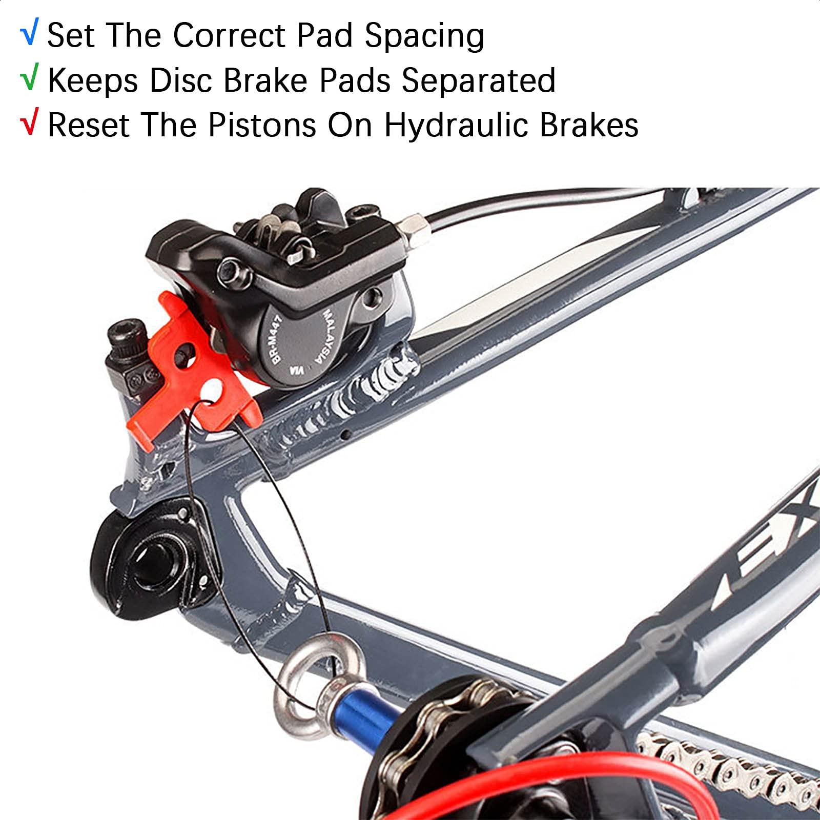 ALEOED ALEOED 6 Pieces Bicycle Brake Pad Spacer Hydraulic Disc Brake Spreader Instert Tool Parts for Shimano Mountain Road Bike MTB