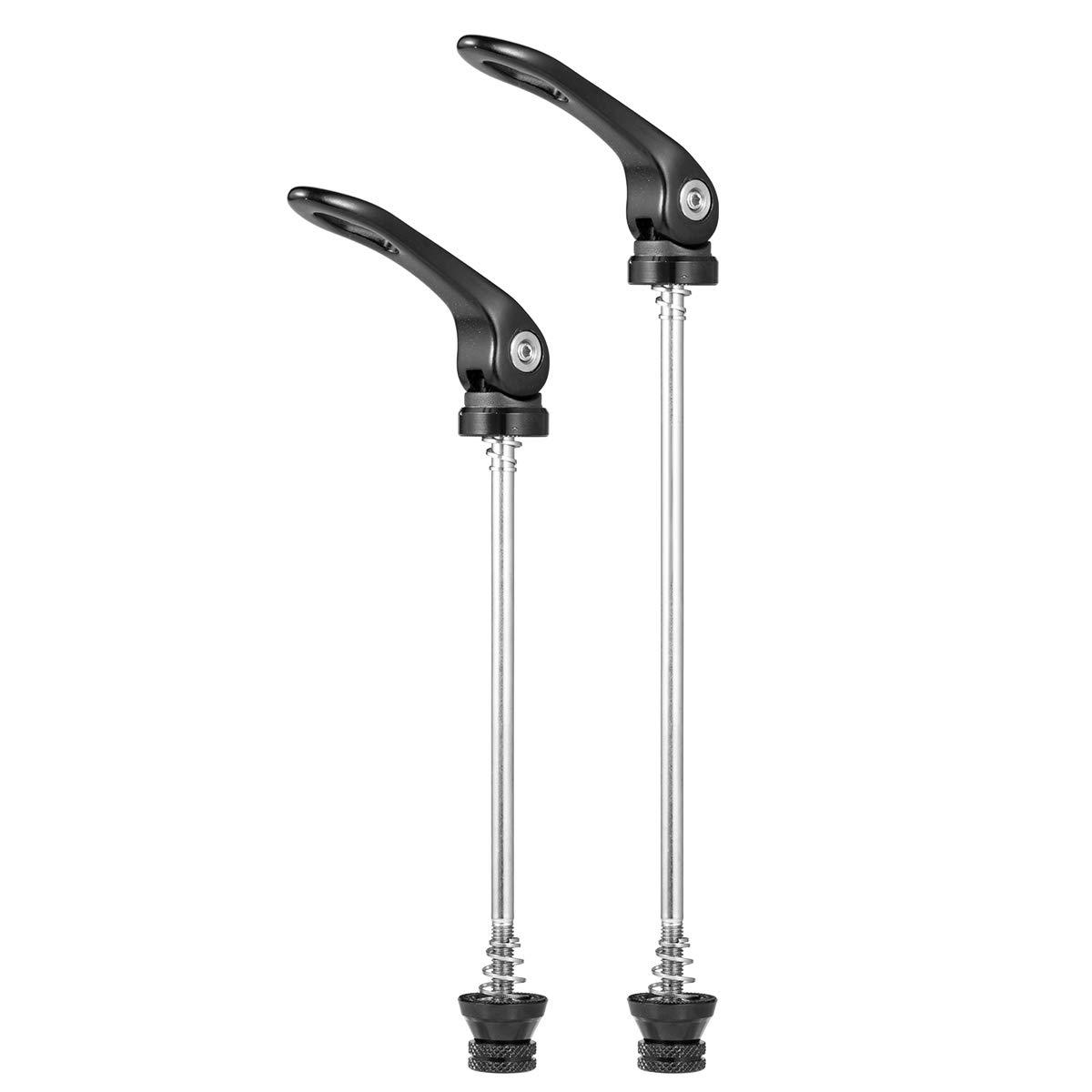 Chooee Chooee Quick Release Skewers Front & Rear Set for Mountain Bike,Black