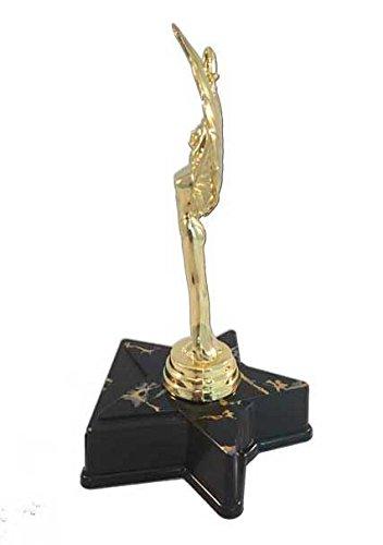 ABH Marketing, Inc. ABH Marketing, Inc. Small Star Base Lady with Wing Achievement Victory Trophy Award (Small, Best Service)