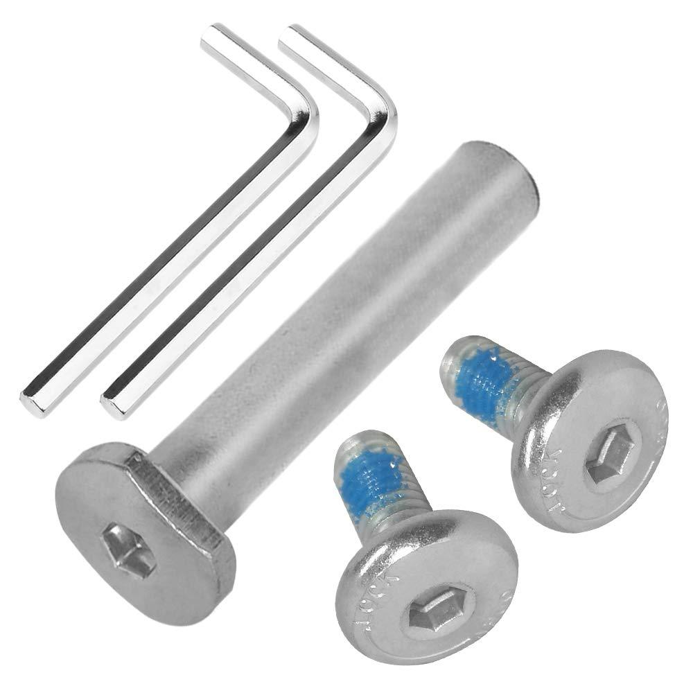 OTFAITP OTFAITP Hex Lock Male and Female Front Rear Kids Scooter Parts M8x47 Screws for 2-3-4-Wheel Kick Scooters Axles Repair Tools (47 * 8mm)