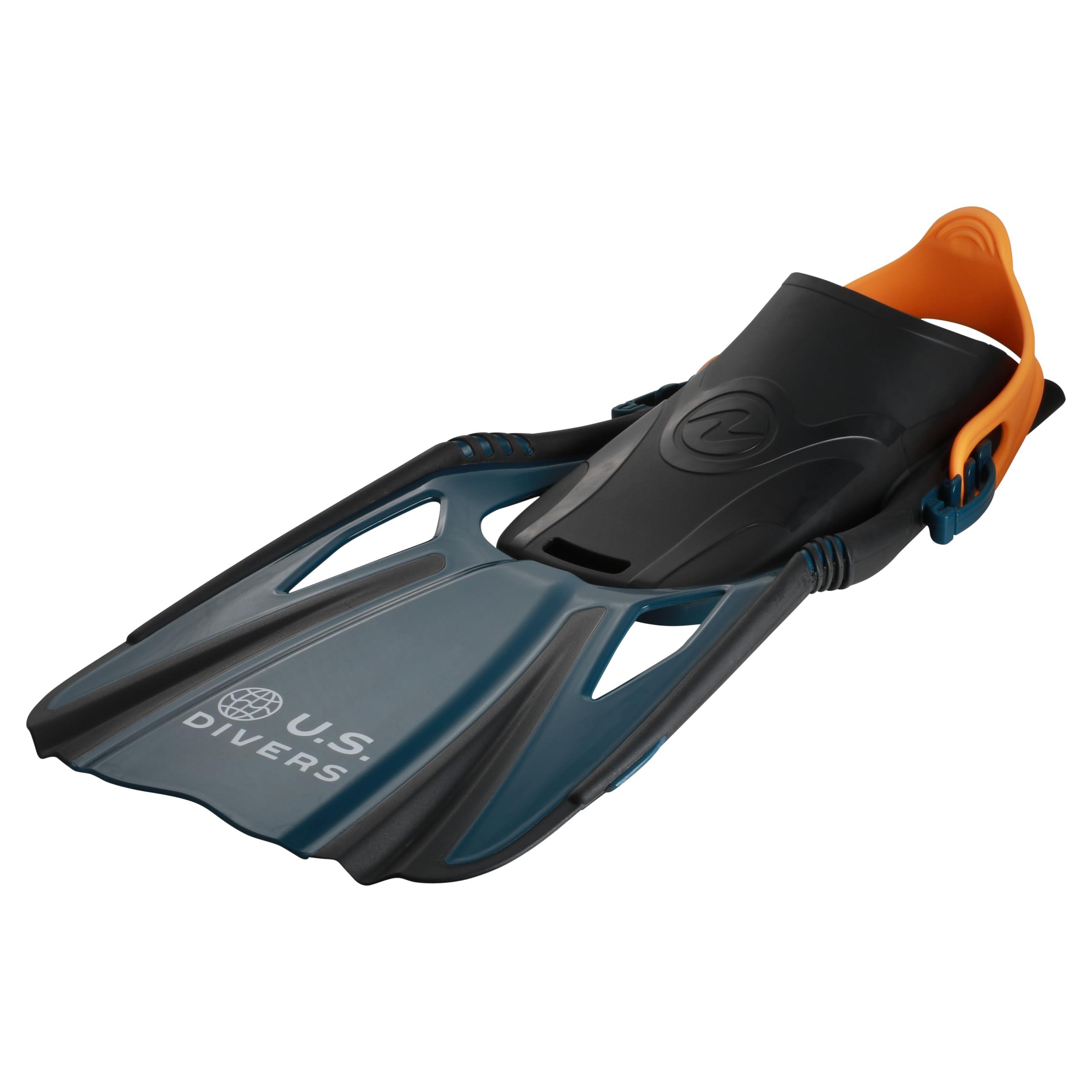 U.S. Divers U.S. Divers US Divers Avila/Mantis Adult Snorkel Set Navy/Orange L/XL