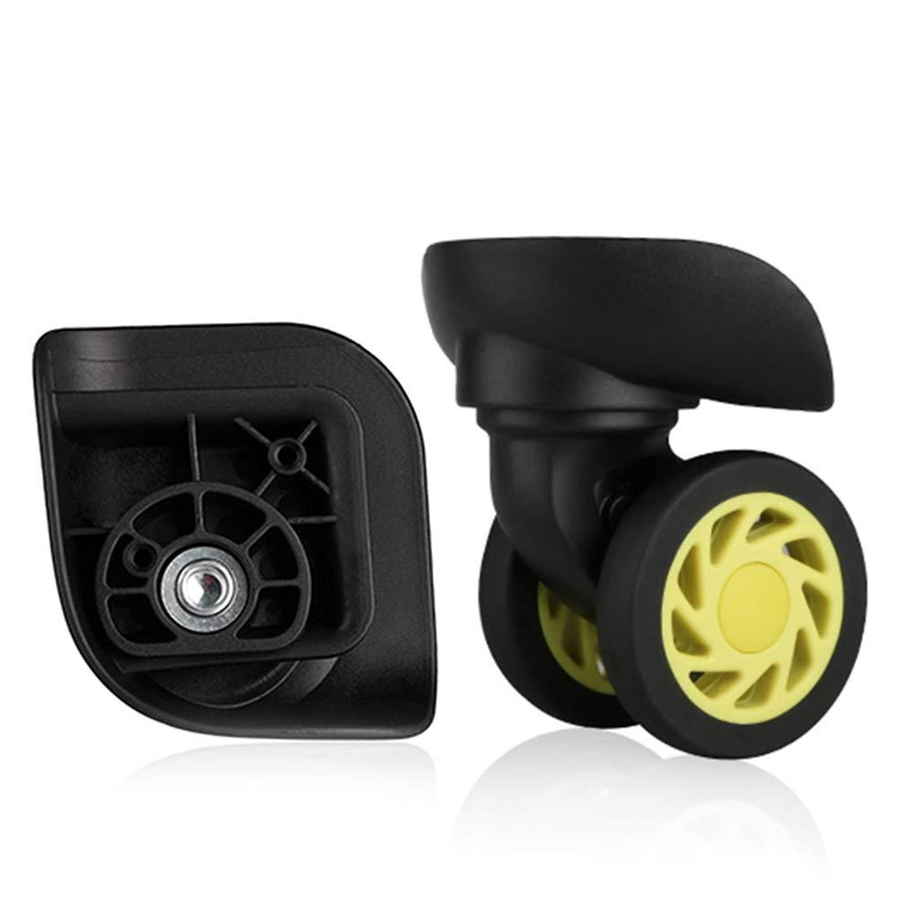 GH8 (DL-W208#) Mute Connected Spinner Wheels for Replacement Luggage Wheels Wear Silent Draw bar Box DIY (2 pcs/Set)