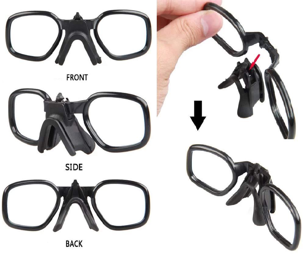 GALAXYLENSE GALAXYLENSE ICE DEA Tactical Combat Glasses For Men - Shooting Glasses - Hunting Glasses - 3 Color Replacement lens (Black)