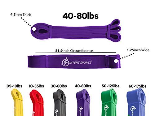 INTENT SPORTS Intent Sports Pull up Assist Band (Purple)