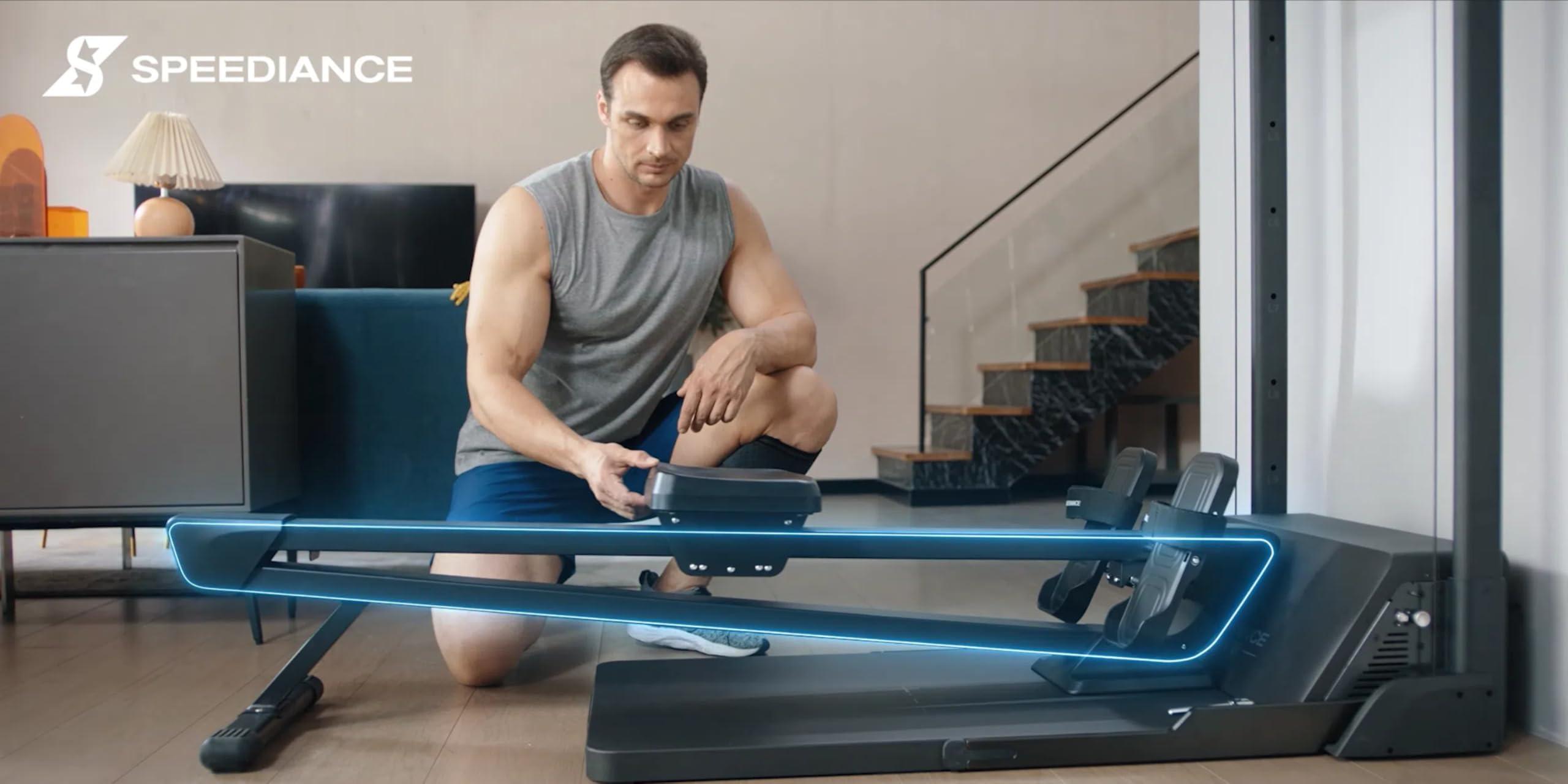 Speediance Speediance Rowing Bench, Rower Attachment for Gym Monster, Rowing Machine for Home Work Out, Adjustable Resistance Levels, Rowing Machine for Home Gym