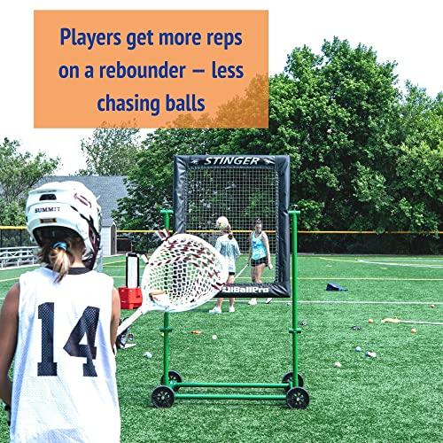 SWAX LAX SWAX LAX Lacrosse Training Ball - Indoor Outdoor Practice Less Bounce & Rebounds (1 Rainbow)