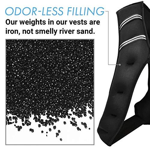 Aduro Sport Aduro Sport Weighted Vest Workout Equipment, 4lbs/6lbs/12lbs/20lbs/25lbs Body Weight Vest for Men, Women, Kids (6 Pounds (2.72 KG))