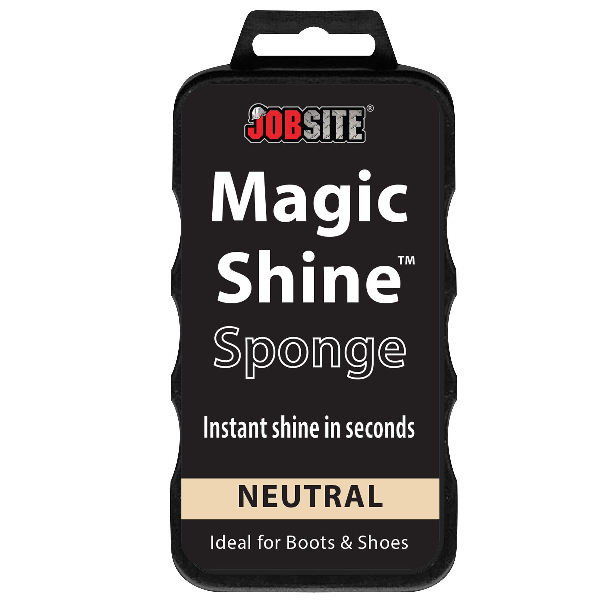 JobSite JobSite Instant Express Leather Boot & Shoe Shine Sponge - Neutral