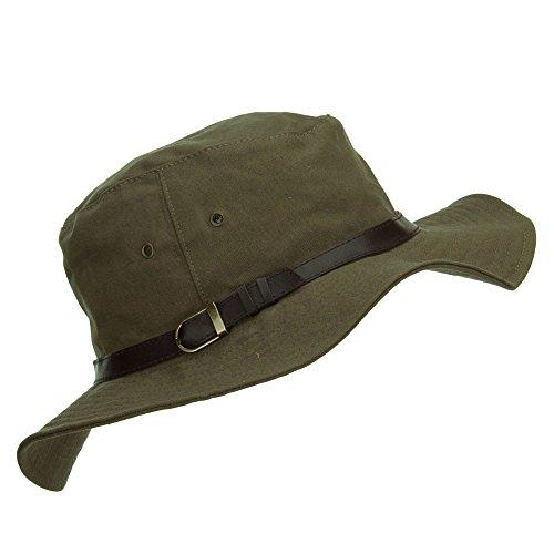 Jeanne Simmons Jeanne Simmons Men's Inner Pocket Bucket Hat - Olive L