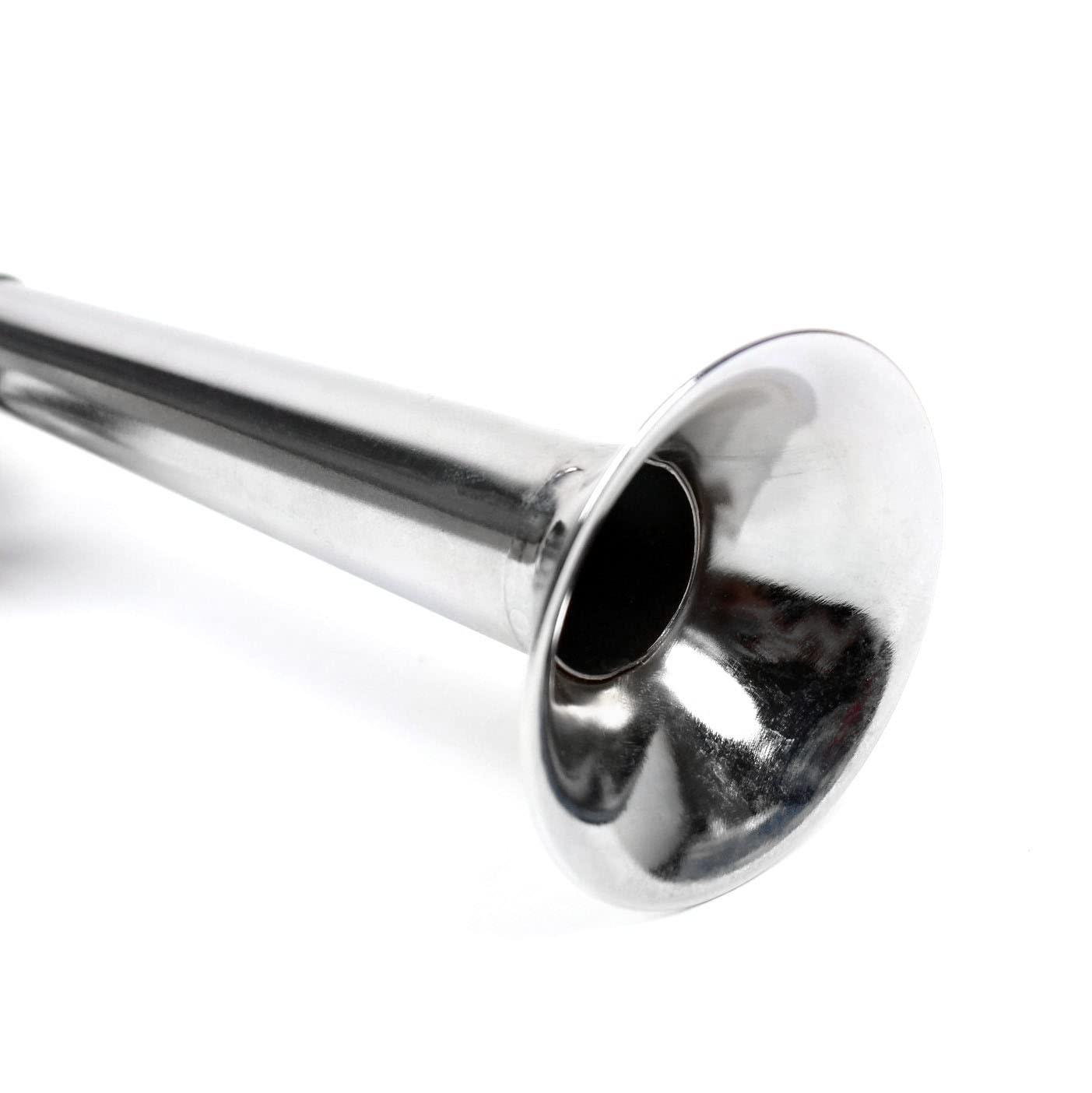 MBP MBP Bicycle Classic Vintage Bugle Horn/Metal Squeeze Horn for Golf Cart, Clowns, Kids, Adults Fits Most Bicycle Handle Bars, Loud Fun Sound