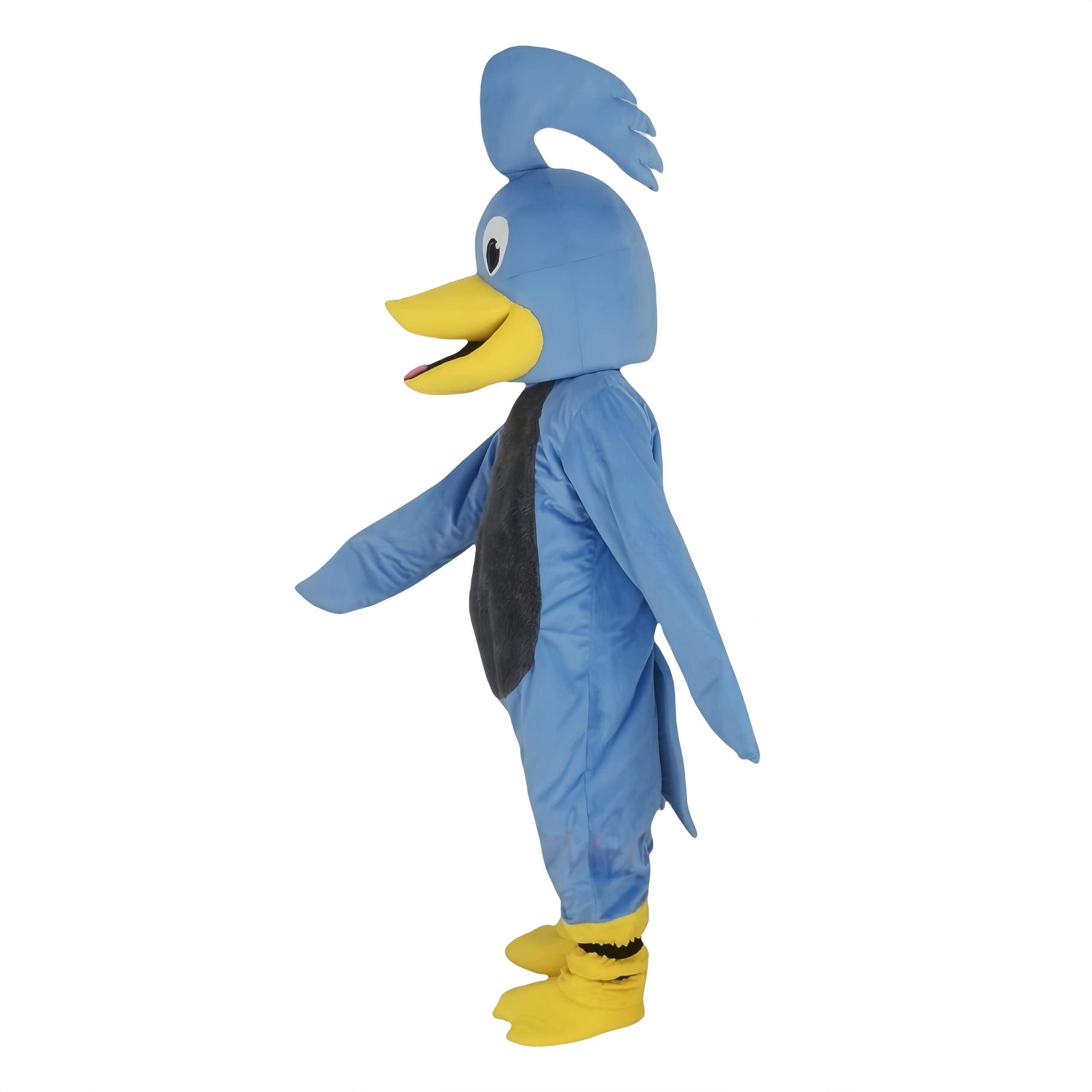 rushopn Roadrunner Bird Mascot Costume - Perfect for School Spirit and Events