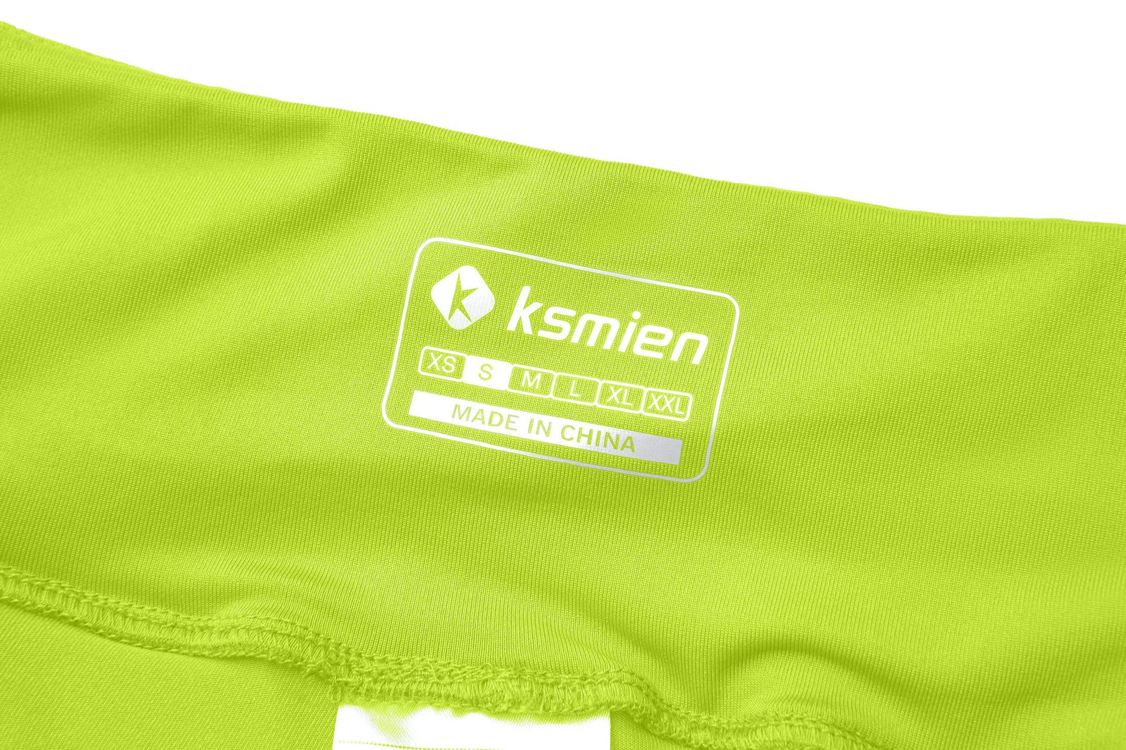 Ksmien Ksmien Women's 2 in 1 Running Shorts - Lightweight Athletic Workout Gym Yoga Shorts Liner with Phone Pockets
