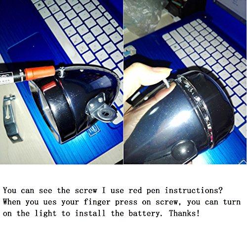 BlueSunshine Vintage Retro Bicycle Bike Front Light Lamp 7 LED Fixie Headlight with Bracket