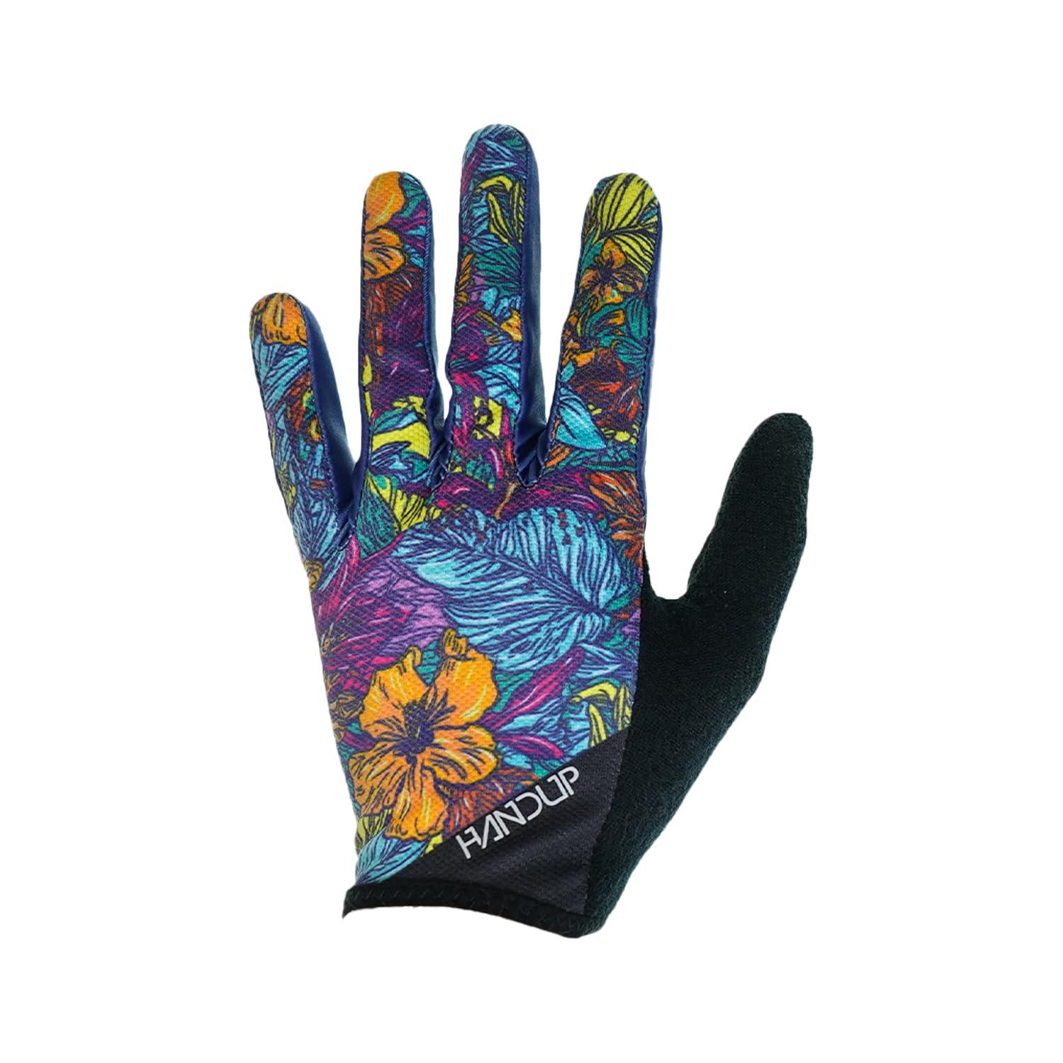 Handup Handup Most Days Full Finger Lightweight Anti-Slip Breathable Mountain Bike MTB Bicycle Enduro Downhill XC Cycling Motocross Unisex Gloves (Dirt Surfin', Medium)