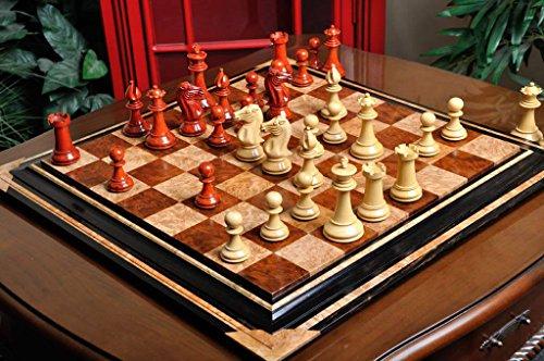The House of Staunton The House of Staunton - The Isernia Luxury Chess Set - Pieces Only - 4.4" King - Blood Rosewood