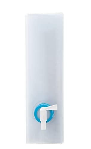 ust ust 10L Roll-Up Collapsible Water Carrier with Wooden Handles and BPA Free, Transparent Construction for Drinking, Bathing, Camping, Hiking and Outdoor Survival, White (20-02131-10)