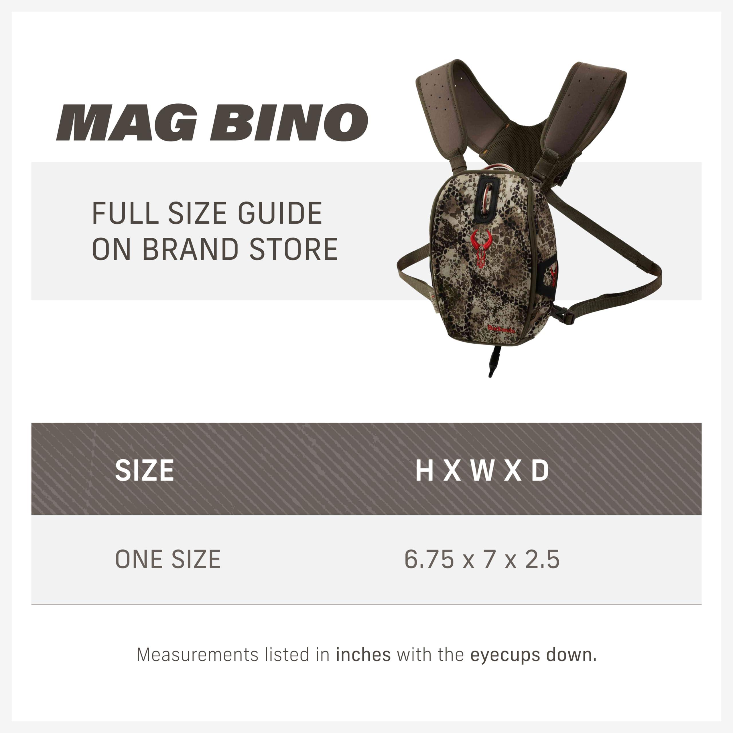 Badlands Badlands Mag Bino Case - Magnetic Closure, Backpack-Friendly Harness, Hydration-Compatible, Realtree Edge