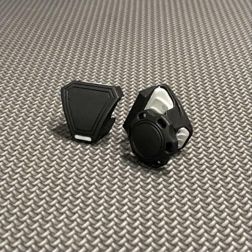 Precision Sports Equipment Precision Football Helmet Visor // Eye-Shield // Fits Major Brands, Youth & Adult Helmets // Eye Protection for Helmet and Facemask (Smoke Black)